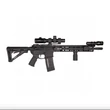 Kép 3/3 - Magpul M-LOK 7 slotos alumínium Picatinny szereléksín felszerelve
