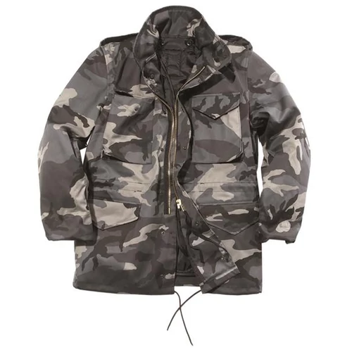 Kabát M65 bélelt dark camo (sötét terep)