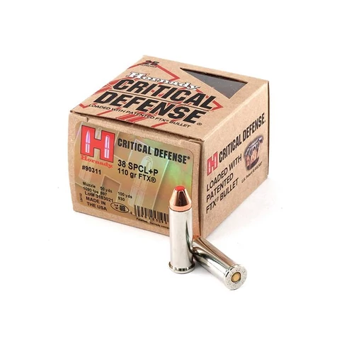 38 Spec. +P FTX 110gr 7.1g Critical Defense pisztoly lőszer