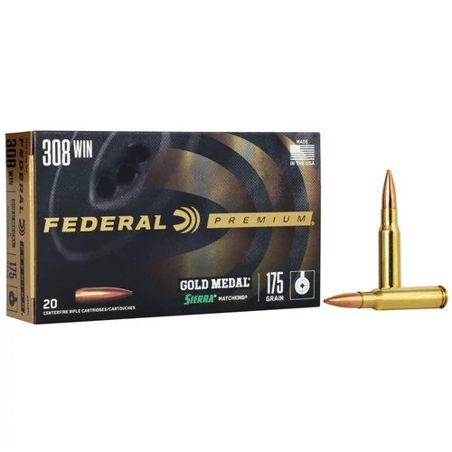 308Win Sierra Matchking BTHP 175gr Federal Gold Medal