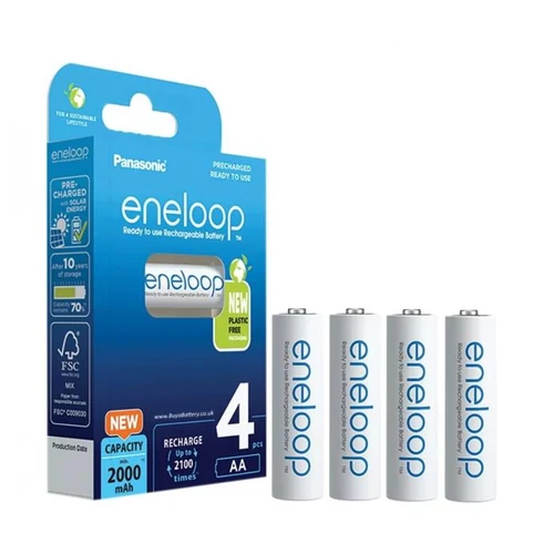 Panasonic Eneloop AA akkumulátor 2000mAh - 4db