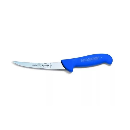 DICK Ergogrip csontozókés, fél flexibilis pengével (13 cm) ívelt, kék
