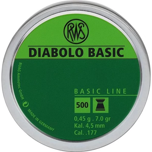 RWS Léglövedék, Diabolo Basic 4,50mm 0,45g RW2315092
