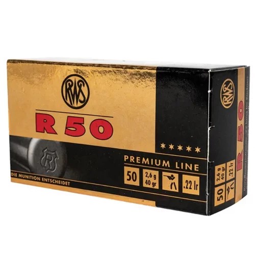 RWS .22LR R50 golyós lőszer