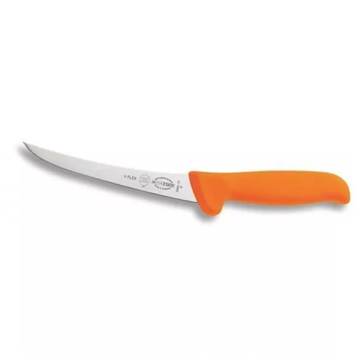 DICK MasterGrip csontozókés, fél flexibilis pengével (15 cm) ívelt, normál, narancssárga
