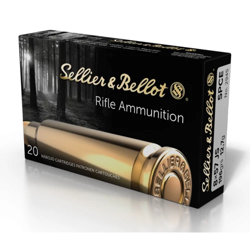 Sellier & Bellot 8x57JS SPCE 12,7 g golyós lőszer