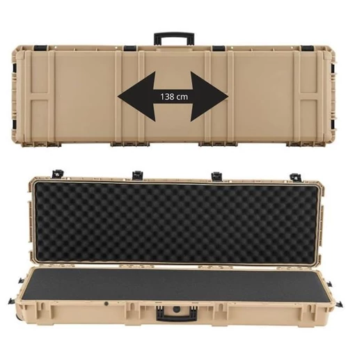 Kemény Puskatok 139,1 cm-es IP67 gurulós coyote