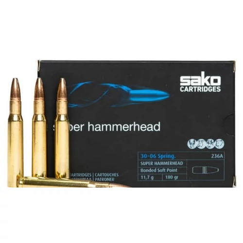 Sako 30-06 11,7g 256A Hammerhead golyós lőszer