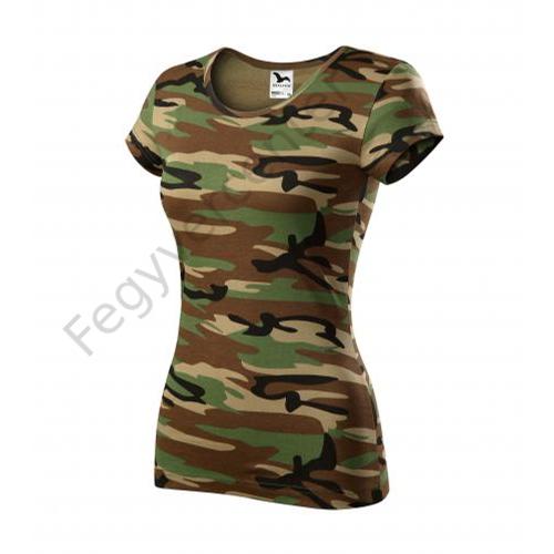 Póló női Camo Pure terep