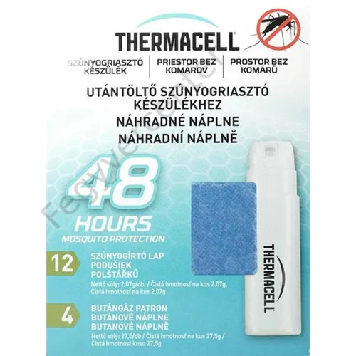 Thermacell utántöltő 48 órás (4 db patron, 12 db lapka)