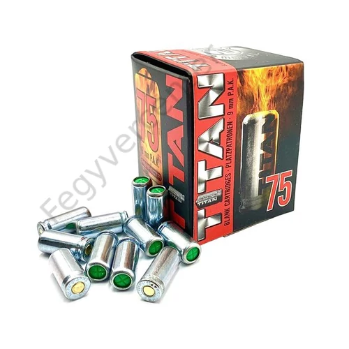 Perfecta Titan 9mm PAK riasztó töltény 75db/ doboz