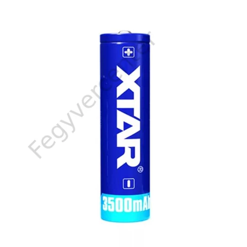 XTAR 18650 3500mAh védett akkumulátor 69 mm hosszú