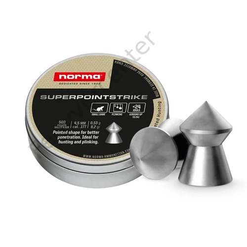 Norma Superpoint Strike léglövedék 4,5mm 0,53g