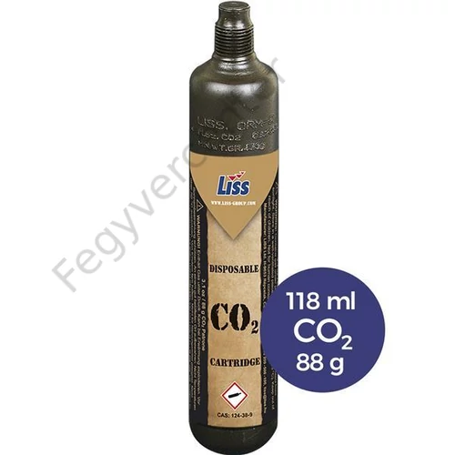 Co2 patron 88g 118ml LISS
