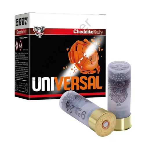 Cheddite 12/70 Universal trap 24g 2,40mm sportlőszer