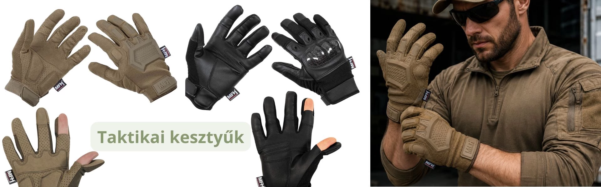 Taktikai kesztyű